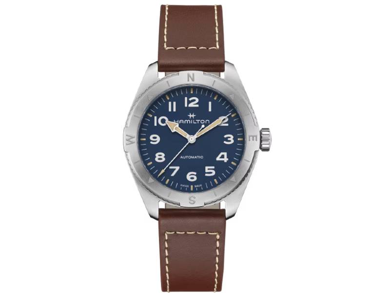 OROLOGIO UOMO AUTOMATICO ACCIAIO/PELLE KHAKI FIELD EXPEDITION HAMILTON H70315540