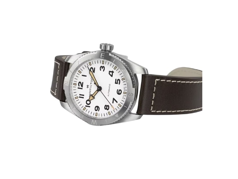 OROLOGIO UOMO AUTOMATICO ACCIAIO/PELLE KHAKI FIELD EXPEDITION HAMILTON H70225510