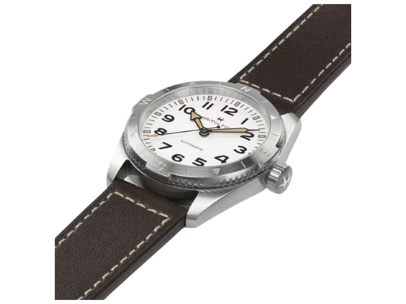 AUTOMATIC MEN'S WATCH STEEL/LEATHER KHAKI FIELD EXPEDITION HAMILTON H70225510