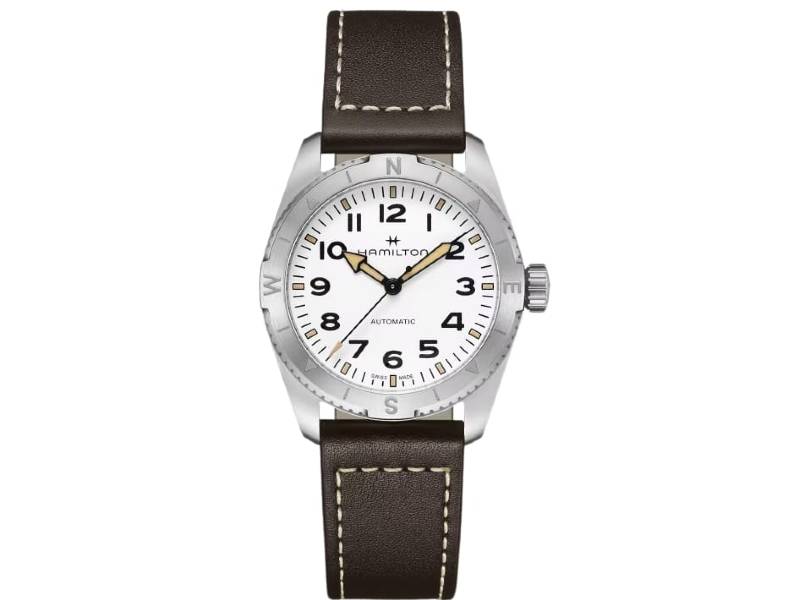 AUTOMATIC MEN'S WATCH STEEL/LEATHER KHAKI FIELD EXPEDITION HAMILTON H70225510
