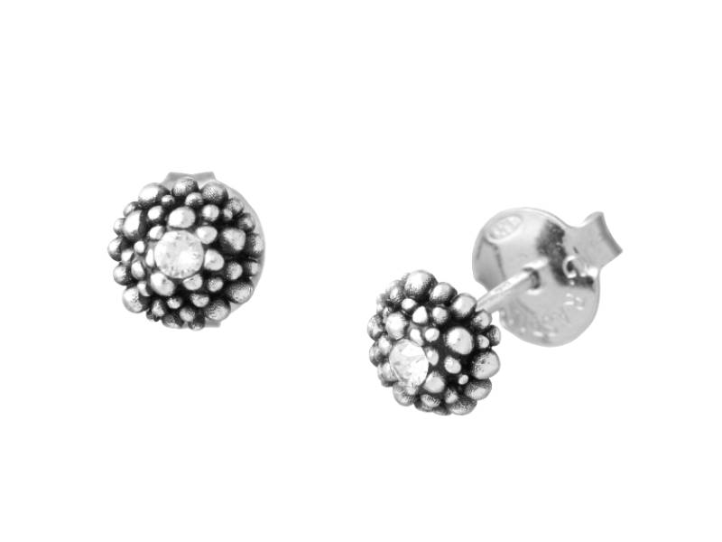 ORECCHINI ARGENTO MINI PERLAGE E ZIRCONI GIOVANNI RASPINI 11823