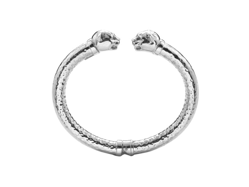 BANGLE PANTHERE HEADS GIOVANNI RASPINI 10475