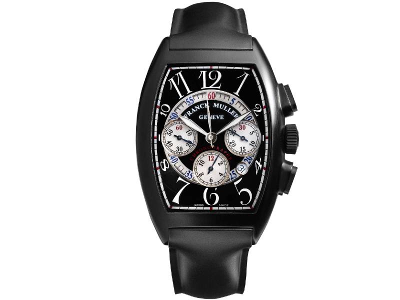 AUTOMATIC MEN'S WATCH STAINLESS STEEL/RUBBER CINTREE' CURVEX COLLECTION FRANCK MULLER 8880 CC AT NR