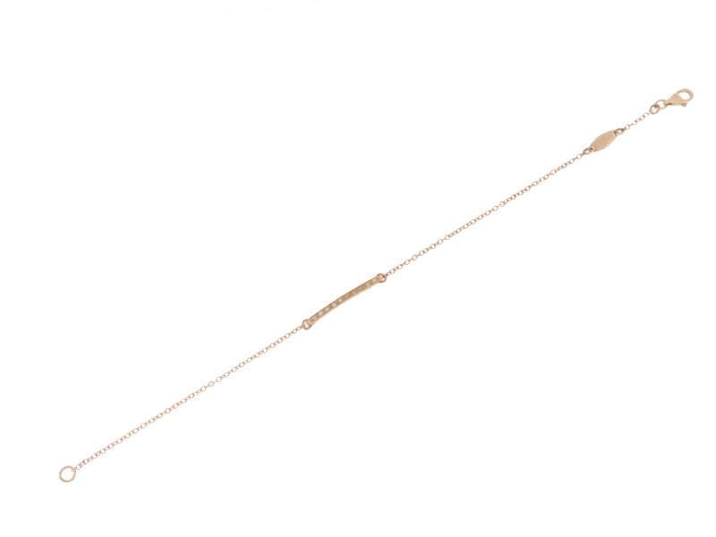 ROSE GOLD BRACELET WITH BROWN DIAMONDS SCARABEO BR1825/RBW