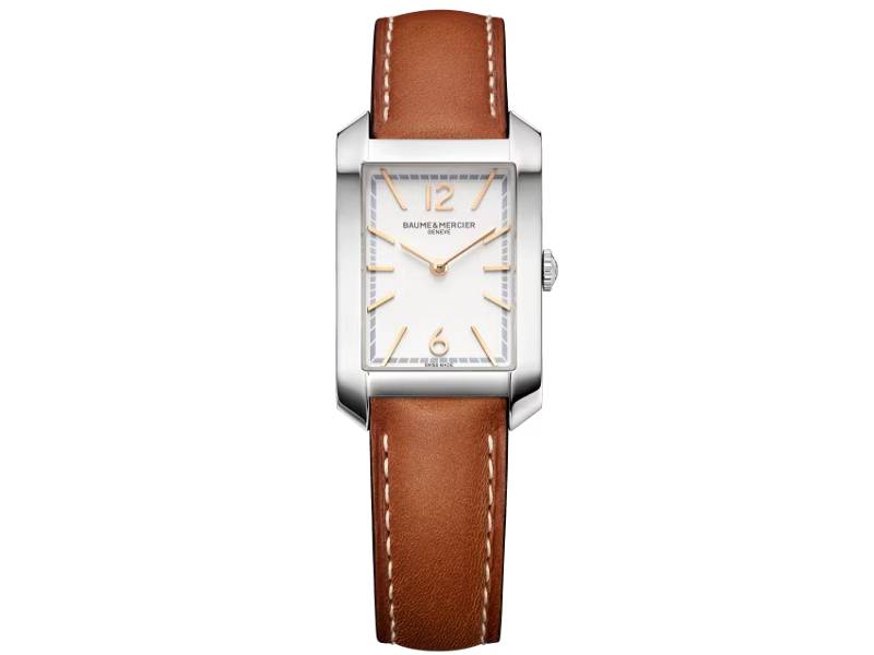 QUARTZ WOMEN'S WATCH STEEL/LEATHER HAMPTON BAUME & MERCIER M0A10472