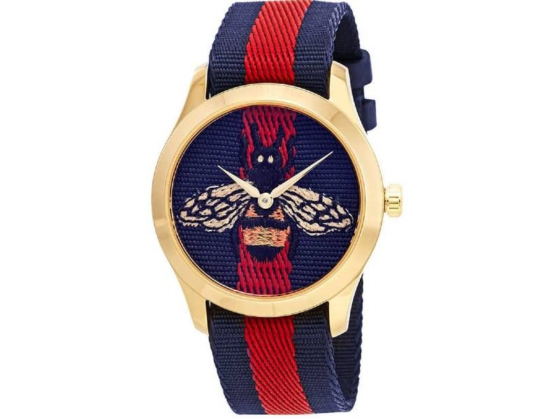 QUARTZ WATCH GOLD PVD/TISSUE TIMELESS GUCCI YA1264061