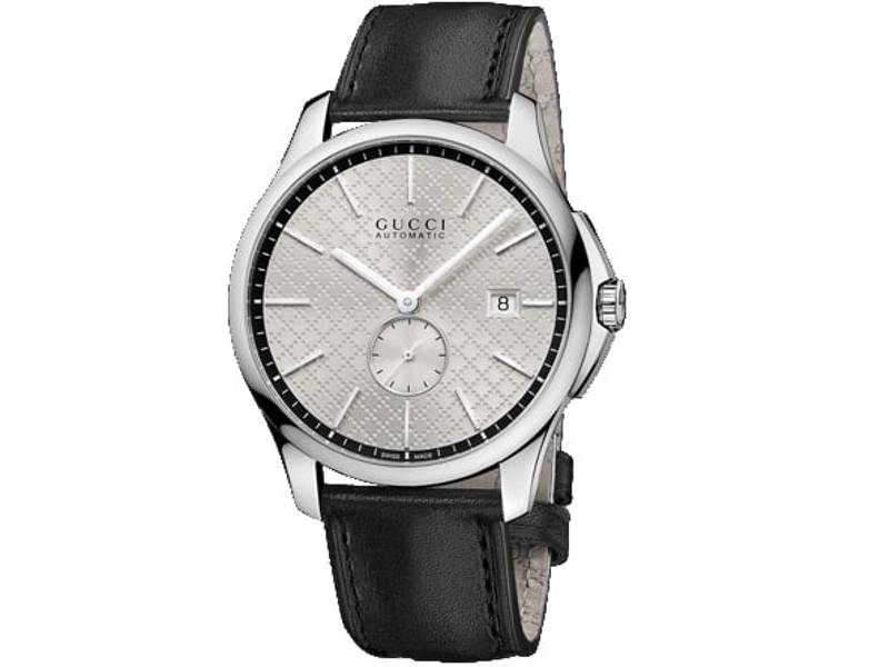 MEN'S AUTOMATCI WATCH STEEL/LEATHER G-TIMELESS YA126313