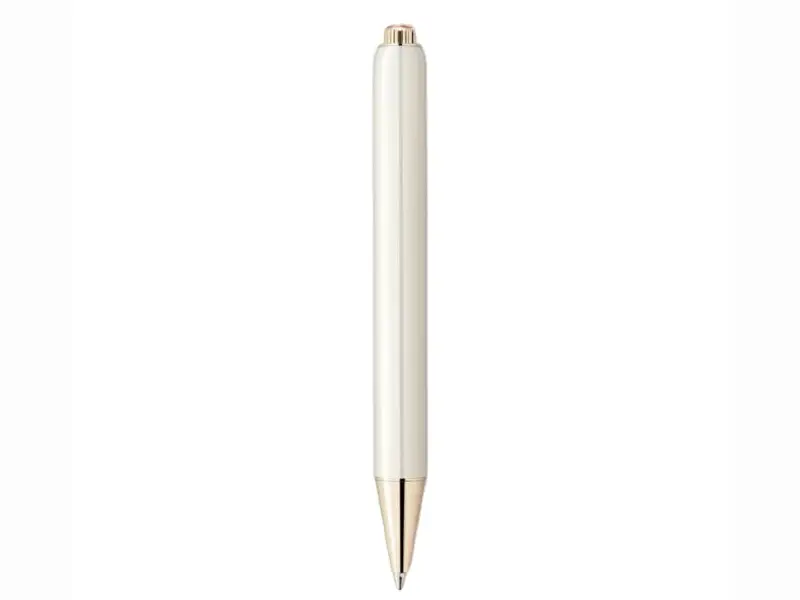 BALLPOINT PEN ROUGE ET NOIR BABY SPECIAL EDITION IVORY HERITAGE MONTBLANC 128123