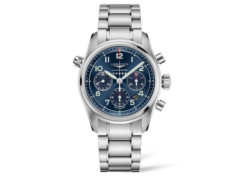 AUTOMATIC STAINLESS STEEL MEN'S WATCH CHRONOGRAPH SPIRIT LONGINES L3.820.4.93.6