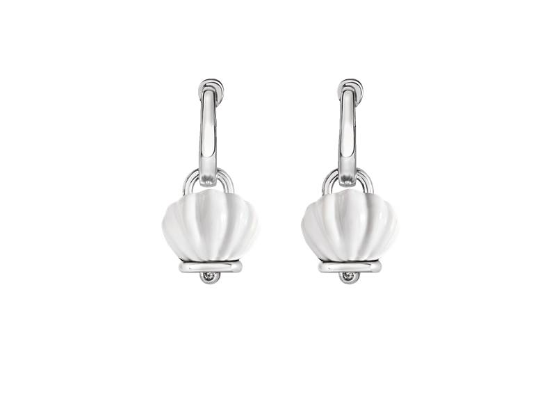 ORECCHINI CAMPANELLA IN ARGENTO E BIORESINA COLOR KOGOLONG E DUE DIAMANTI CHANTECLER 44039