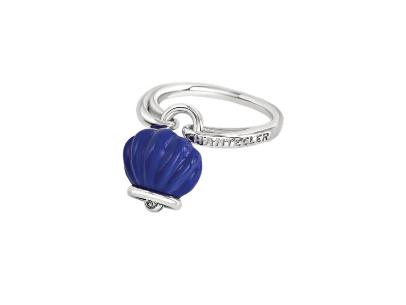 CAMPANELLA SILVER RING WITH BIORESIN AND DIAMONDS ET VOILA' CHANTECLER 44030