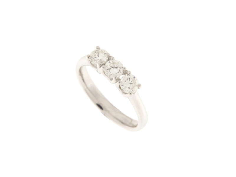 ANELLO TRILOGY ORO BIANCO E DIAMNTI 0.92 G-H VS ANT092GHVS JUNIORB