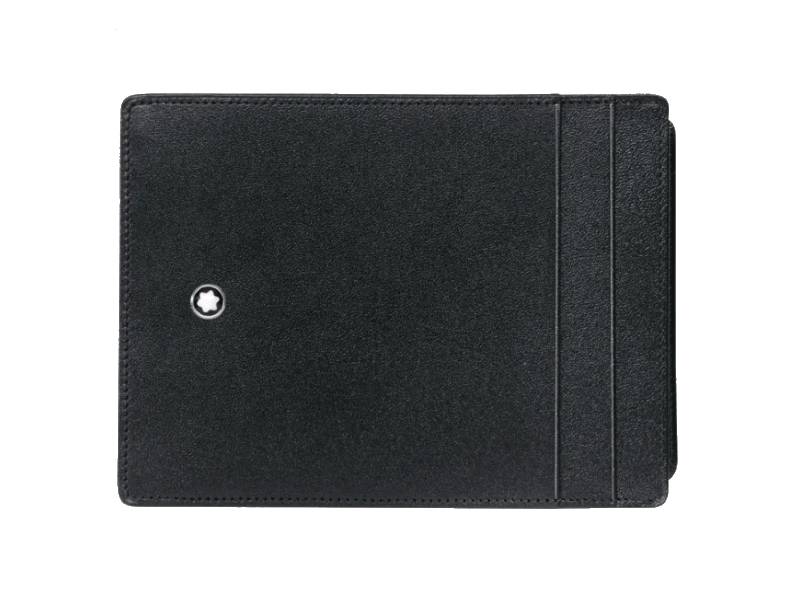 Montblanc Sartorial Wallet, Leather, Jacquard, Black, Cards, 128576