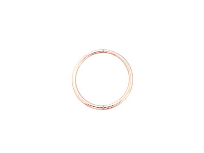 SINGLE ROSE GOLD HOOP PIERCING LUXURY PIERCING MAMAN ET SOPHIE ORPCR