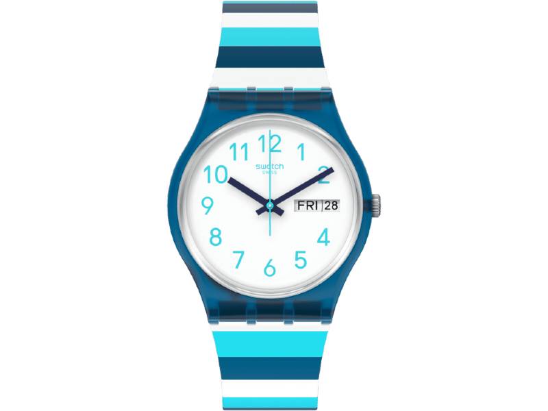 SWATCH STRIPED WAVES MONTHLY DROPS GN728