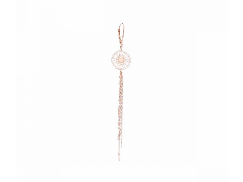 SINGLE SILVER LONG SUN EARRING IL SOLE MAMAN ET SOPHIE ORSOL1CT