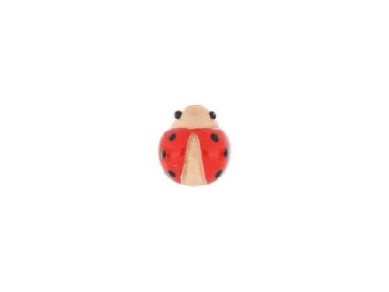 SINGLE LADYBUG STUD EARRING AURUM MAMAN ET SOPHIE ORLYB4