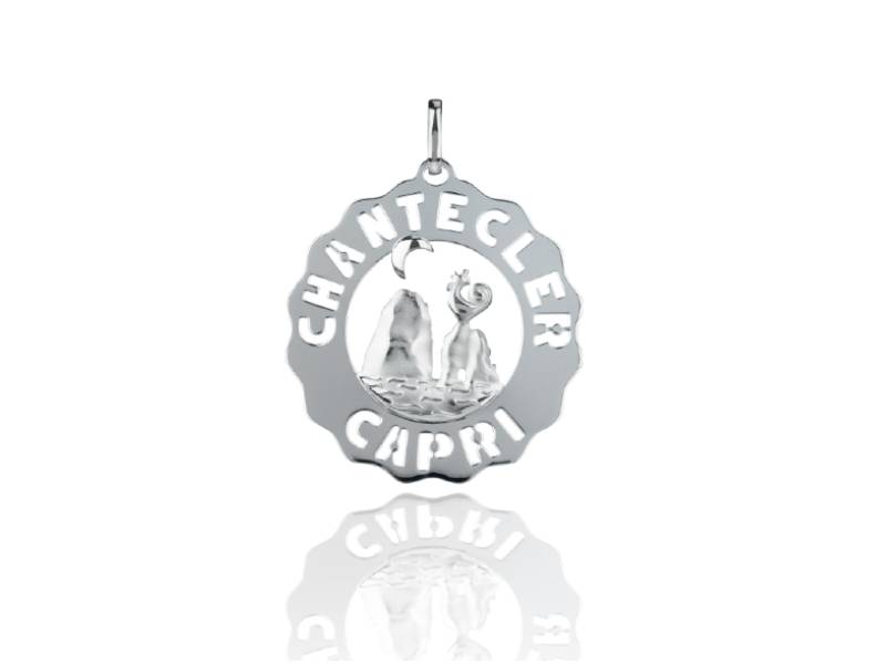 SILVER LARGE LOGO FARAGLIONI CHARM ET VOILA' CHANTECLER 38908