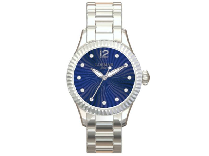 OROLOGIO DONNA QUARZO ACCIAIO/ACCIAIO ISOLA D'ELBA LADY LOCMAN 0465A02A-00BLNK2B0