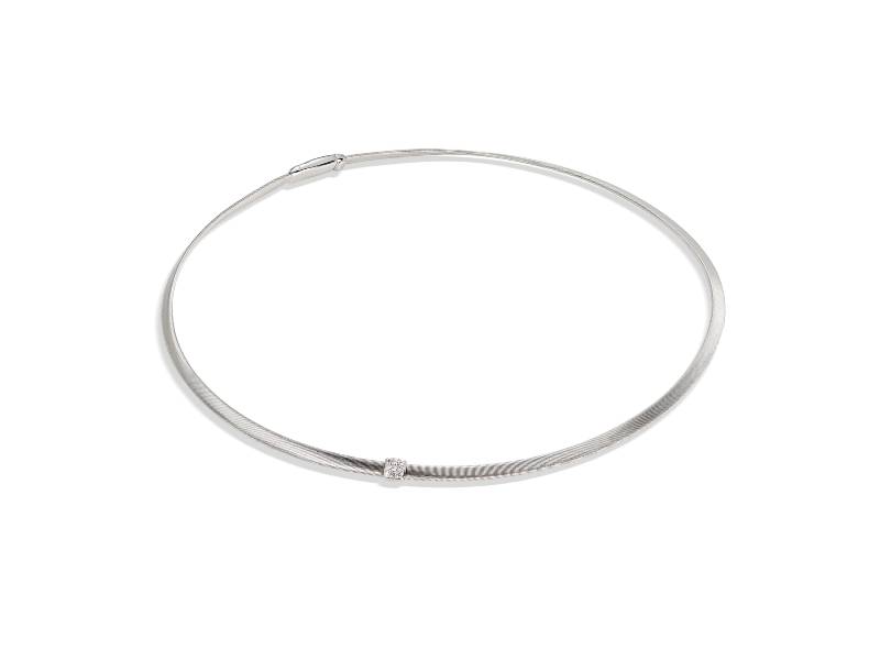 GIROCOLLO ORO BIANCO CON DIAMANTI MASAI MARCO BICEGO CG731-B